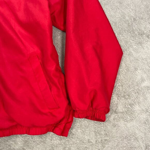 Vintage 58 Sports University of Georgia Bulldogs Windbreaker Medium‎ Red 1/4 Zip - Picture 2 of 14